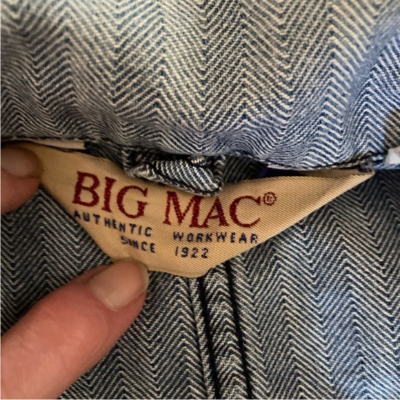Vintage BIG MAC herringbone stripe coveralls - Picture 9 of 12